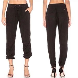 Sanctuary Linen Blend Jogger - Black